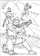 coloriage star wars attaque de clones