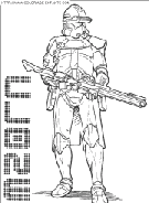 coloriage star wars clone