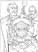 coloriage star wars les chevaliers jedi