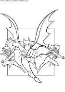 coloriage super heros batman