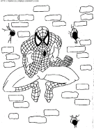 coloriage super heros spiderman