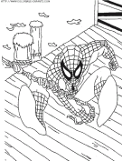 coloriage super heros spiderman