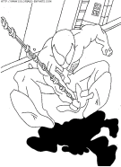 coloriage super heros spiderman