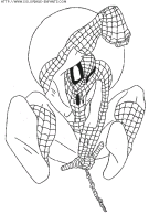 coloriage super heros spiderman