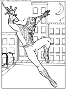 coloriage super heros spiderman