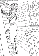 coloriage super heros spiderman