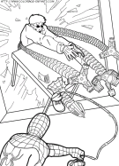 coloriage super heros spiderman