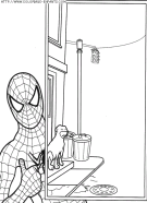 coloriage super heros spiderman