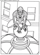 coloriage super heros spiderman