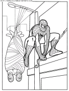 coloriage super heros spiderman