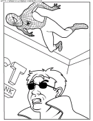 coloriage super heros spiderman