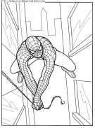 coloriage super heros spiderman