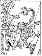 coloriage super heros spiderman