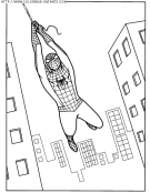 coloriage super heros spiderman