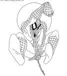 coloriage super heros spiderman