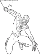 coloriage super heros spiderman