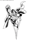 coloriage super heros superman