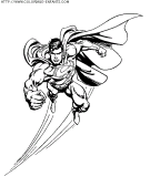 coloriage super heros superman