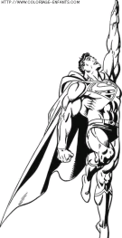 coloriage super heros superman