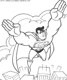 coloriage super heros superman