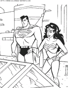 coloriage super heros superman