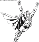 coloriage super heros superman