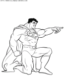 coloriage super heros superman