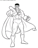 coloriage super heros superman