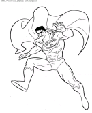 coloriage super heros superman