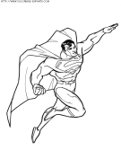 coloriage super heros superman