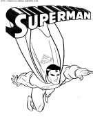 coloriage super heros superman