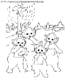 coloriage teletubbies attention au vent