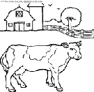 coloriage vaches