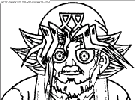 coloriage yu gi oh grand pere