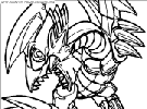 coloriage yu gi oh le dragon aux yeux bleus