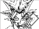 coloriage yu gi oh yamiyugi