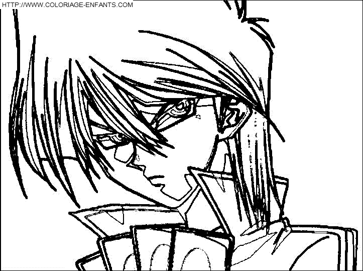 coloriage yu gi oh joey