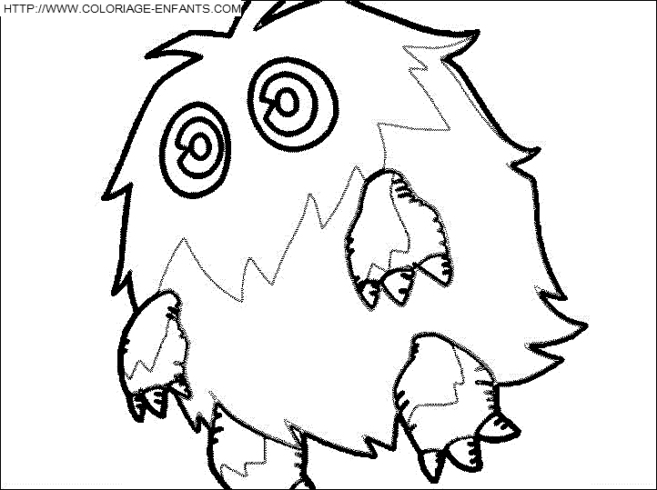 coloriage yu gi oh kuriboh