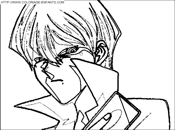 coloriage yu gi oh seto